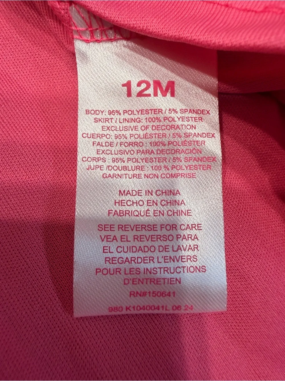 Hello Kitty Girls Pink Sequin Top Multi-Color Tulle Skirt Dress NWT 12 months